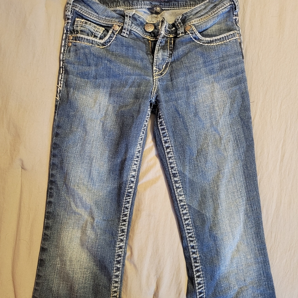 Silver jeans